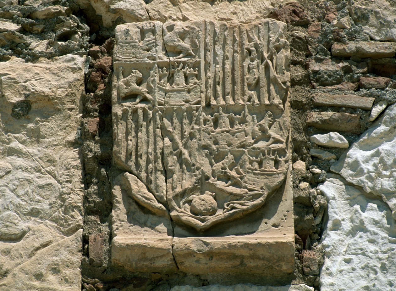 Tower of Homage, the Alcazaba of Almeria, Andalucia (detail) by William M. Timlin