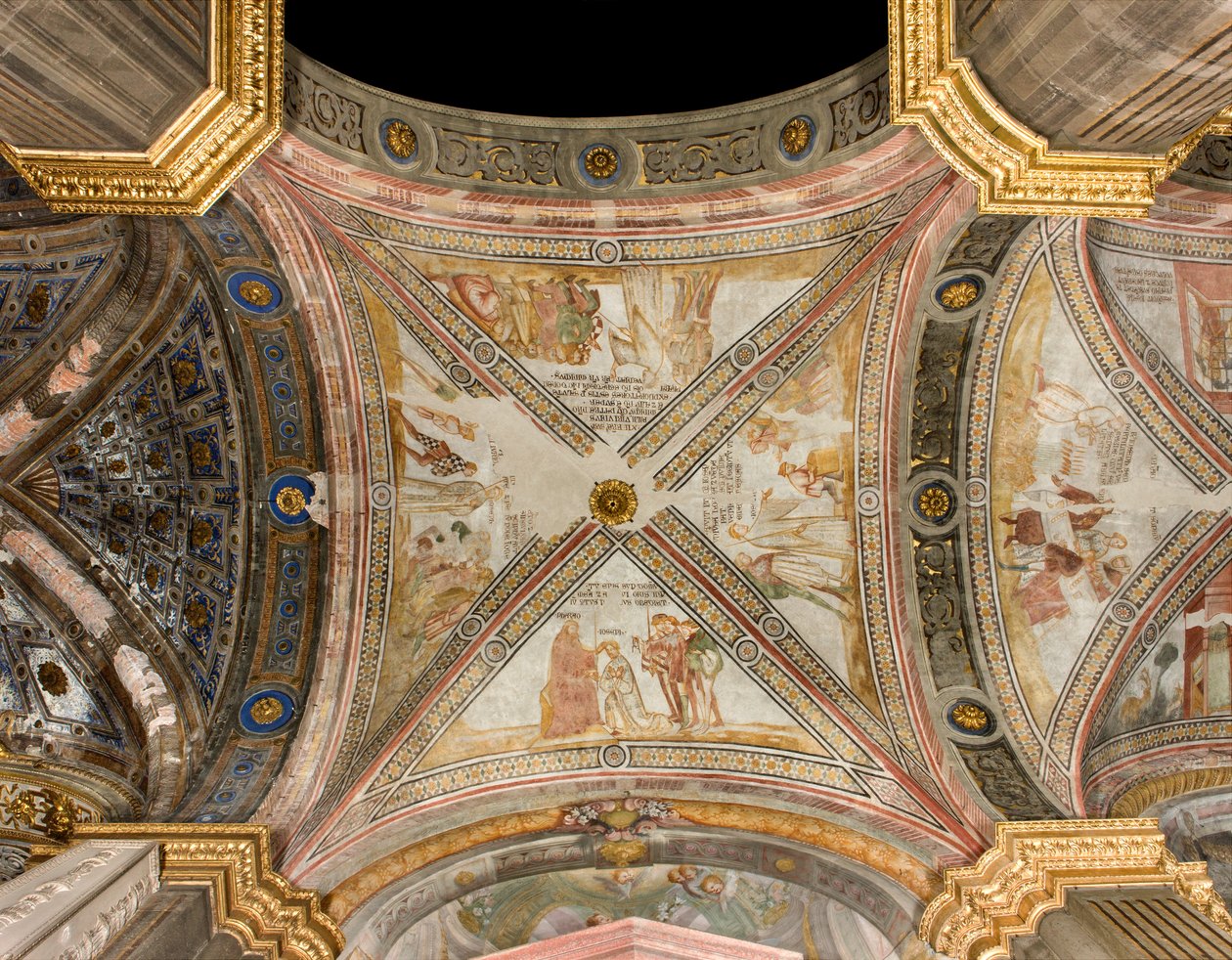 Transept South Third East Span, Stories of Joseph, Joseph Named Viceroy of Egypt, Joseph Dispenses Wheat, Brothers Meet Joseph Without Acknowledging Him, The Brothers Recognize Joseph by Unbekannt