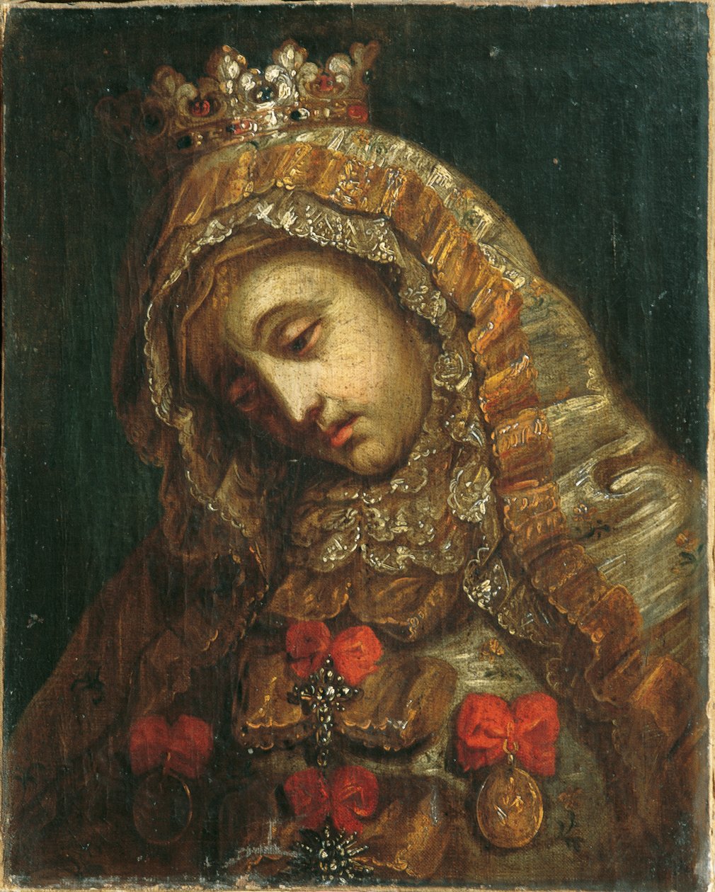 Mourning Madonna by Unbekannter Künstler