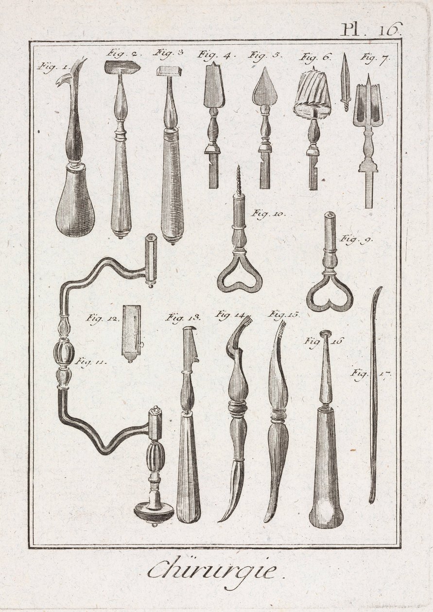 Trephination instruments by Unbekannt