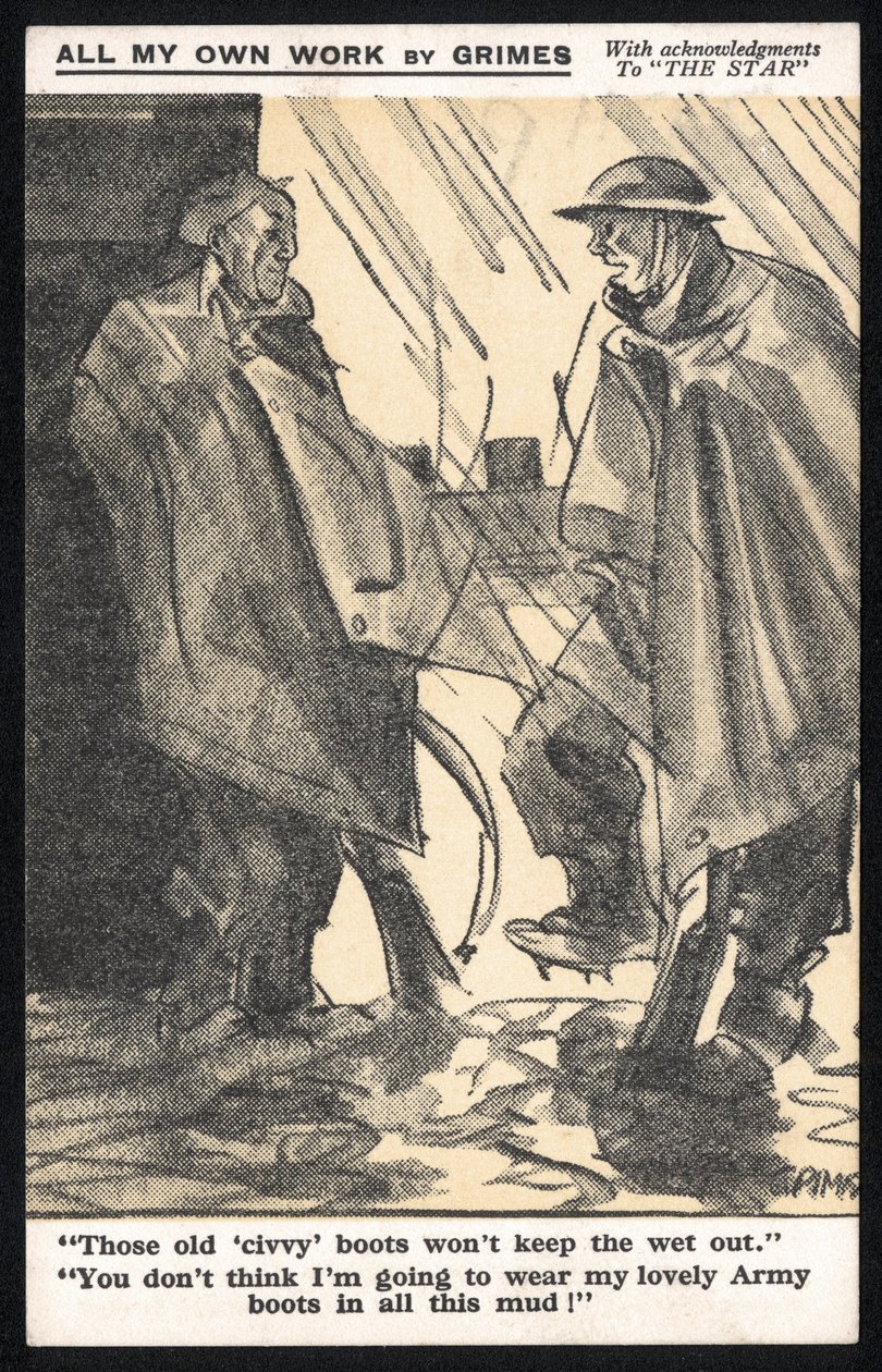 United Kingdom: A humorous postcard produced during WW2 by Raphael Tuck & Sons Ltd by Unbekannt