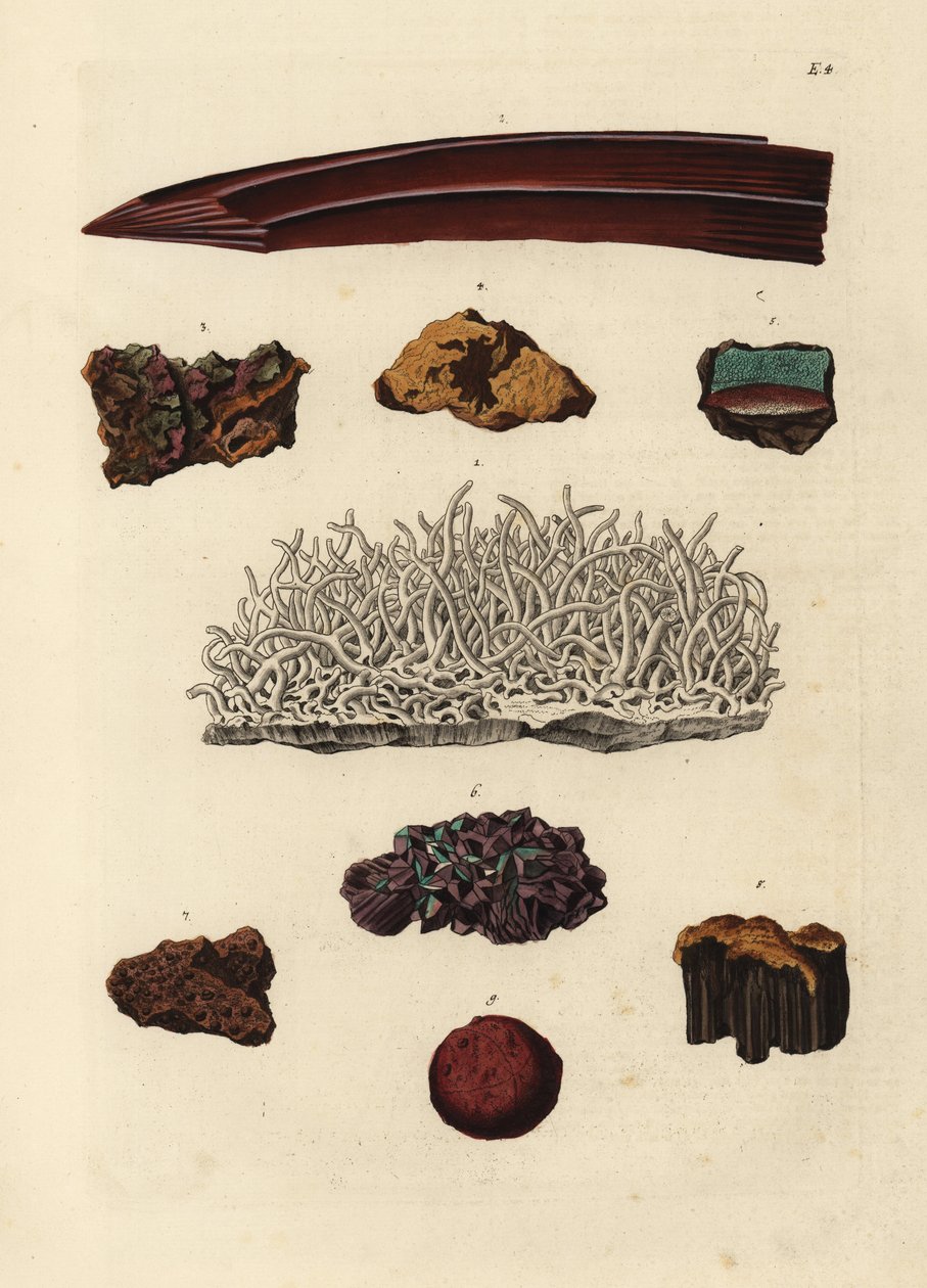 Varieties of Iron Ore by Unbekannter Künstler