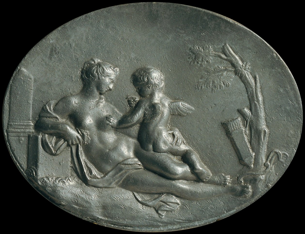 Venus and Cupid by Unbekannter Künstler