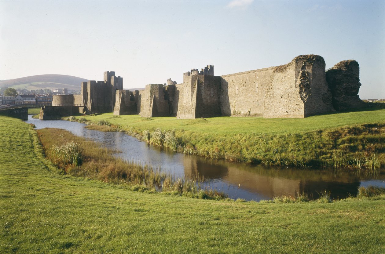 View of Caerphilly Castle, Glamorgan, Wales, built 1268-77 by Unbekannt