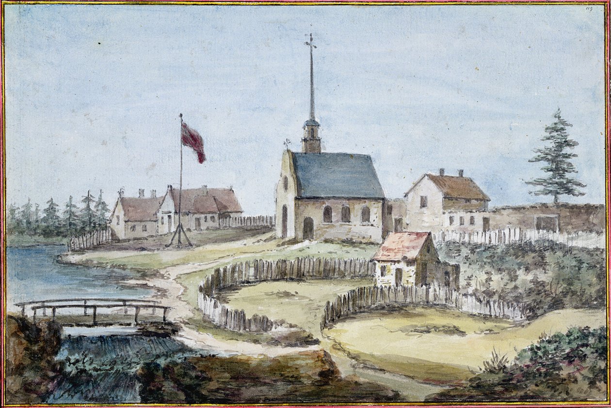 View of La Lorette, Canada by Unbekannter Künstler