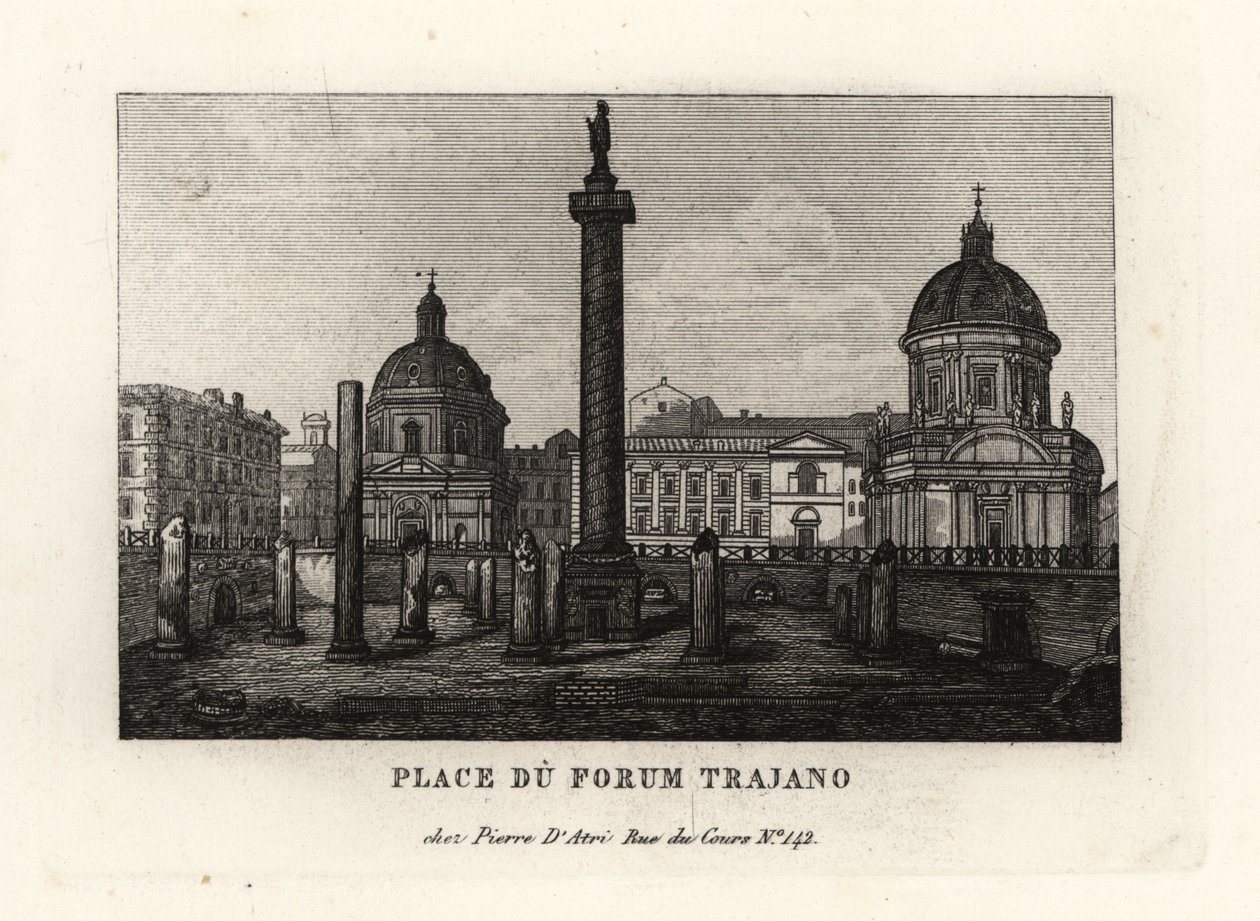View of the Piazza of Trajan