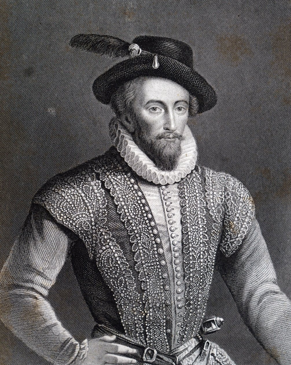 Walter Raleigh by Unbekannt: High-quality fine art print