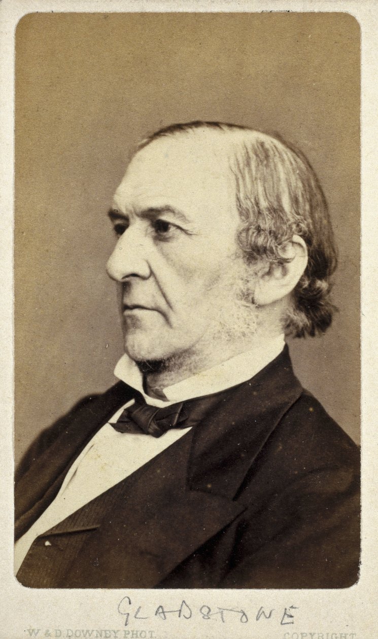 William Ewart Gladstone, English Liberal Statesman by Frederick (attr. to) Barnard