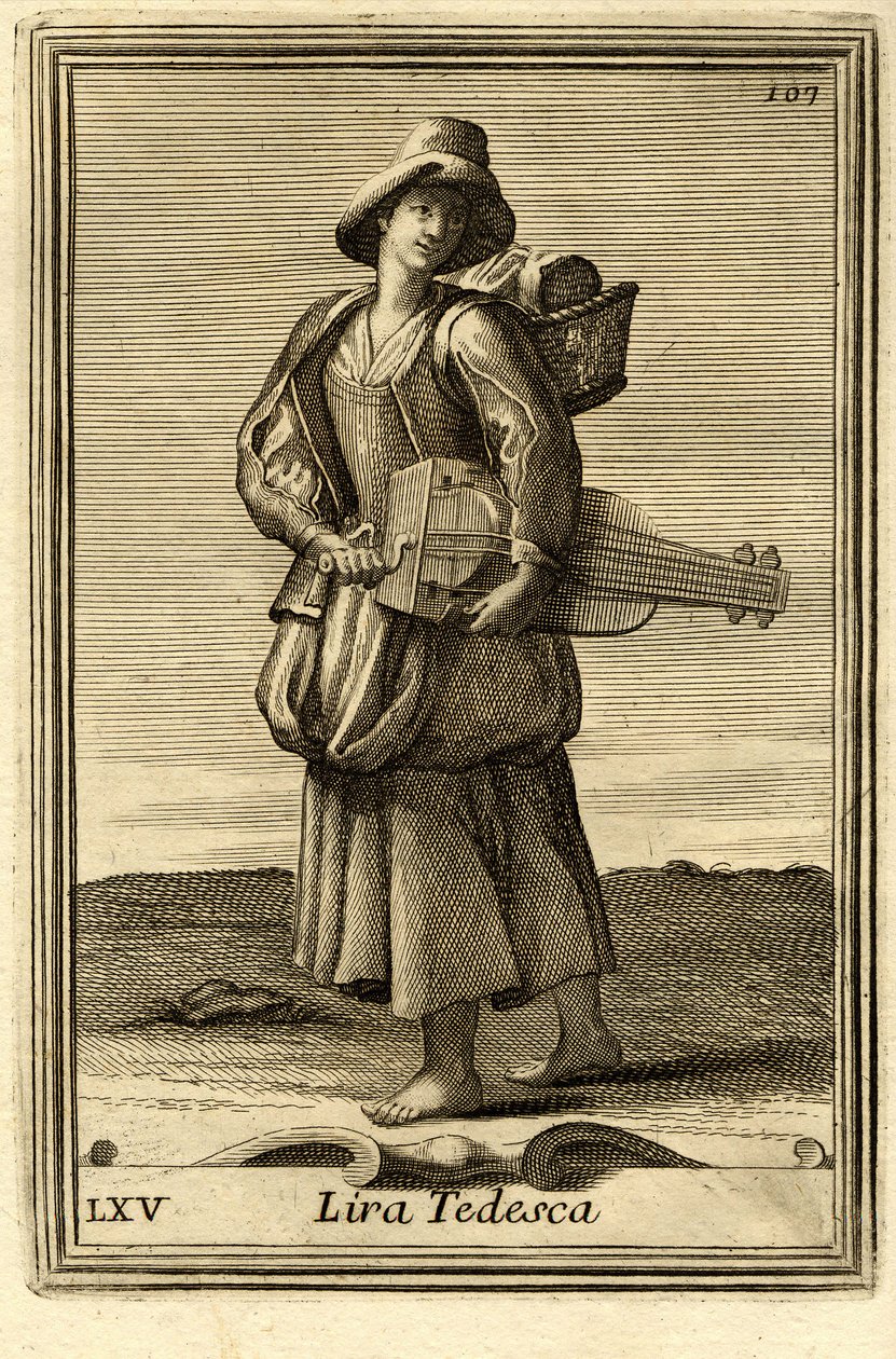 Woman Playing the Old Wheel (or 