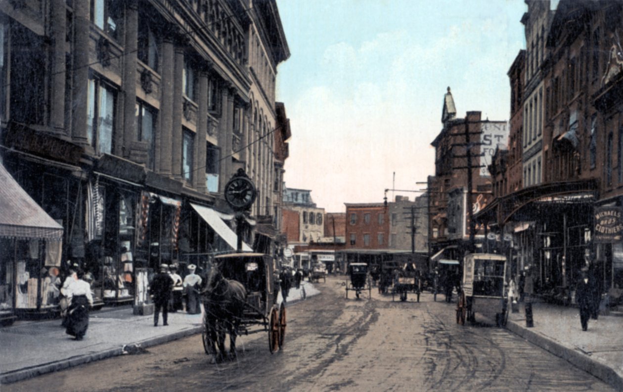 Yonkers, New York - North Broadway Street in the City North of the Bronx, New York City, Early 20th Century by Unbekannter Künstler