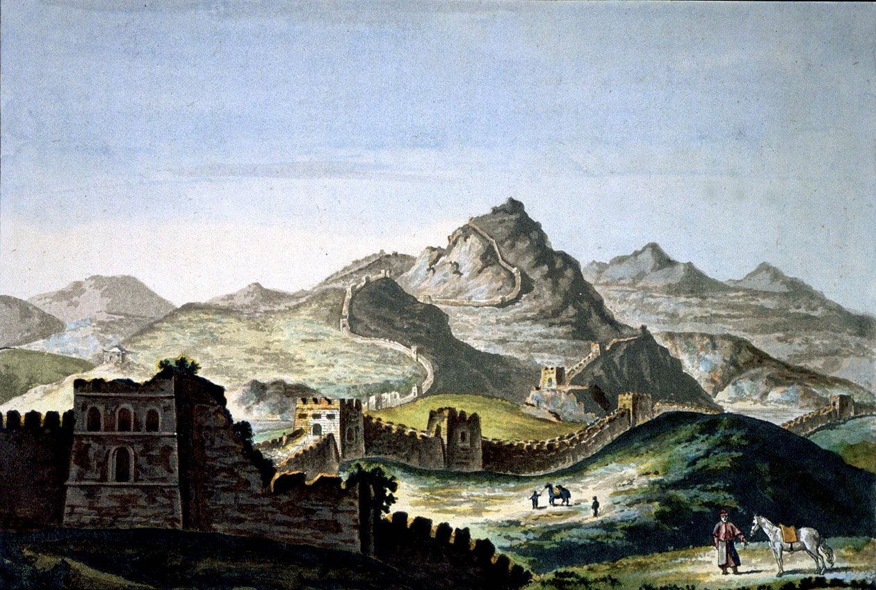 The Great Wall of China, c. 1820 (Engraving) by Unbekannter Künstler