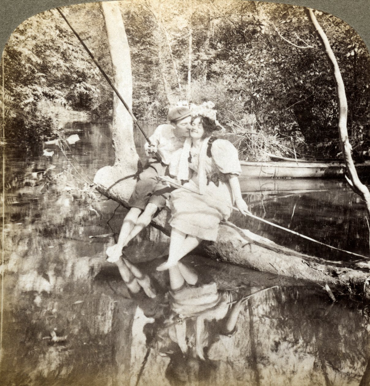 A Fishing Smack by Underwood and Underwood