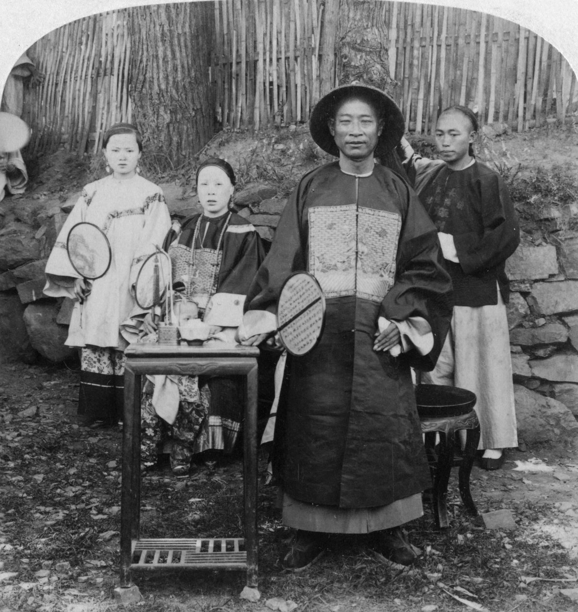 A Genial Official of Interior China, Naval Mandarin, Kinkow Jingzhou, China, 1900 by Underwood and Underwood