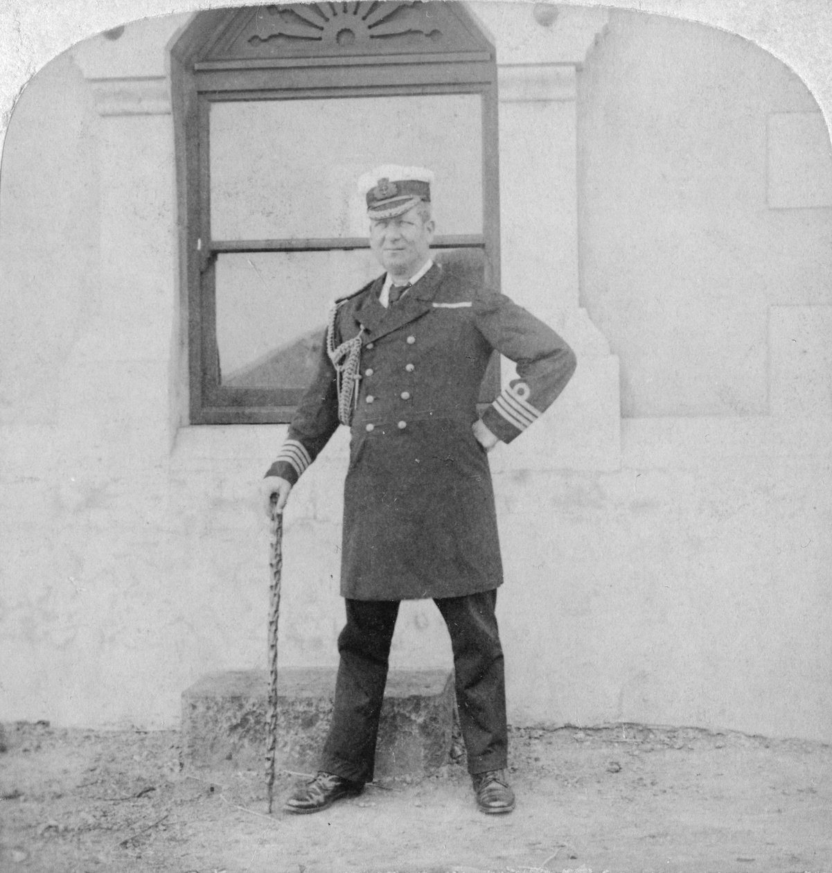 Captain Sir Edward Chichester, British Naval Officer, Cape Town, South Africa by Underwood and Underwood
