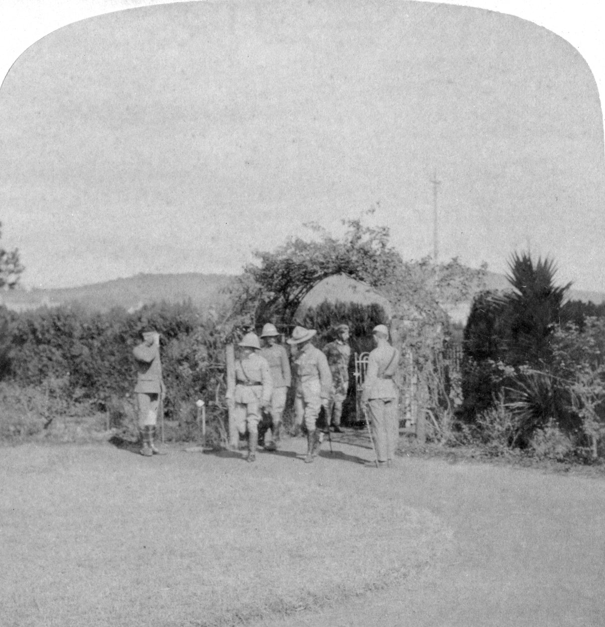 Field Marshal Lord Roberts and Major General Baden-Powell, Pretoria, South Africa, 1901 by Underwood and Underwood
