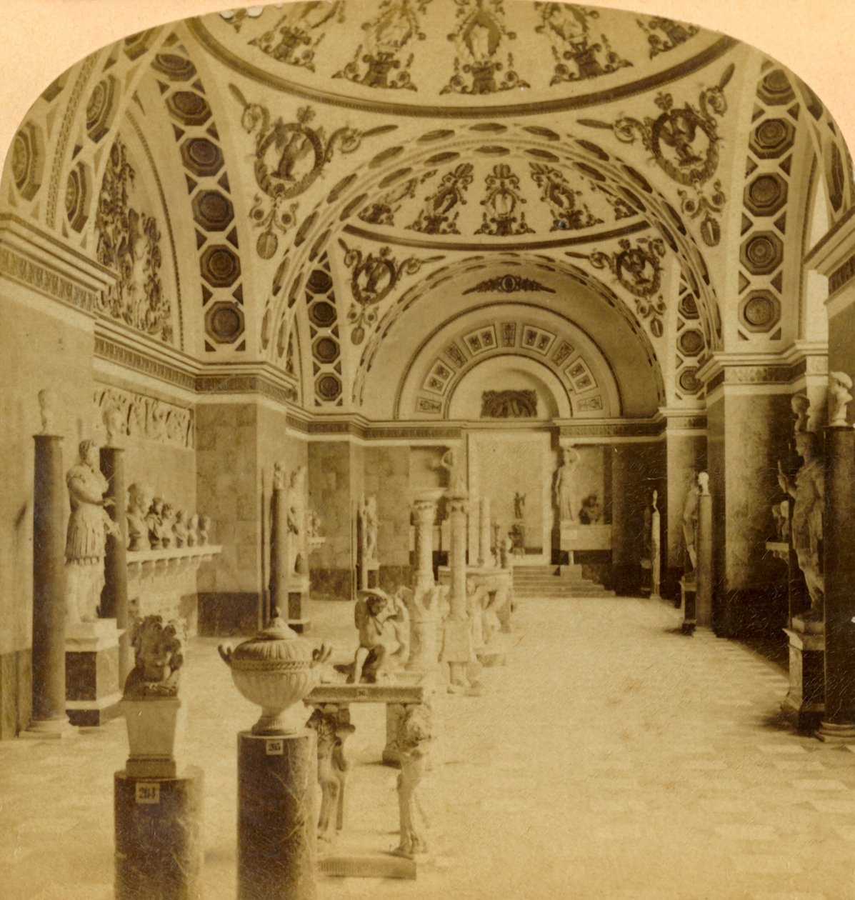 Hall of the Romans, Glyptothek, Munich, Germany by Underwood and Underwood
