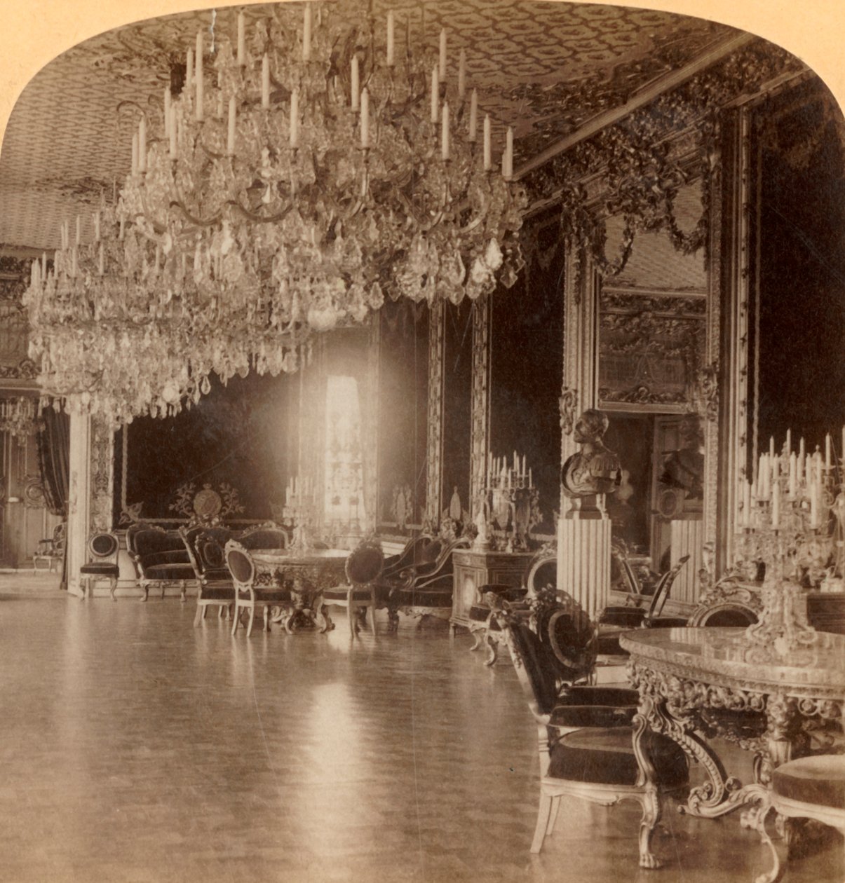 In the Gorgeous Residence of King Oscar II, Royal Palace Stockholm, Sweden by Underwood and Underwood