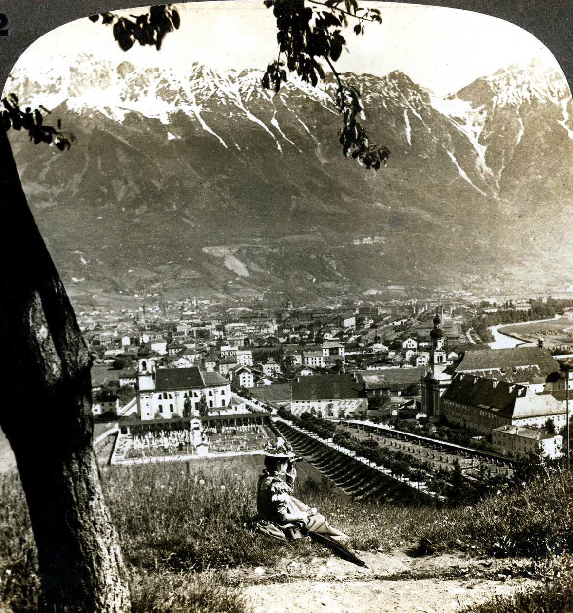 Innsbruck and the Bavarian Alps, Tyrol, Austria by Underwood and Underwood