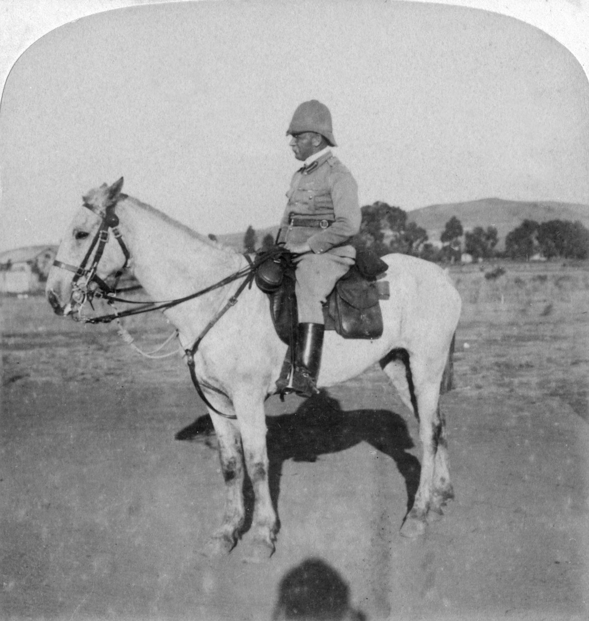 Major-General John French, the intrepid cavalry leader, Pretoria, South Africa, Boer War, 1901 by Underwood and Underwood