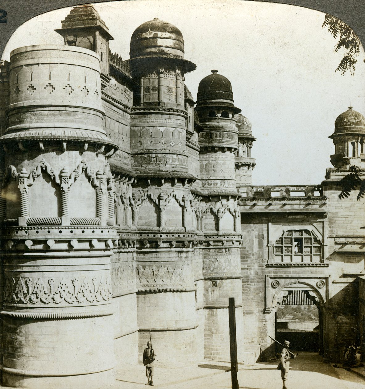 Man Singh Palace, Gwalior, Madhya Pradesh, India, c. 1900s by Underwood and Underwood