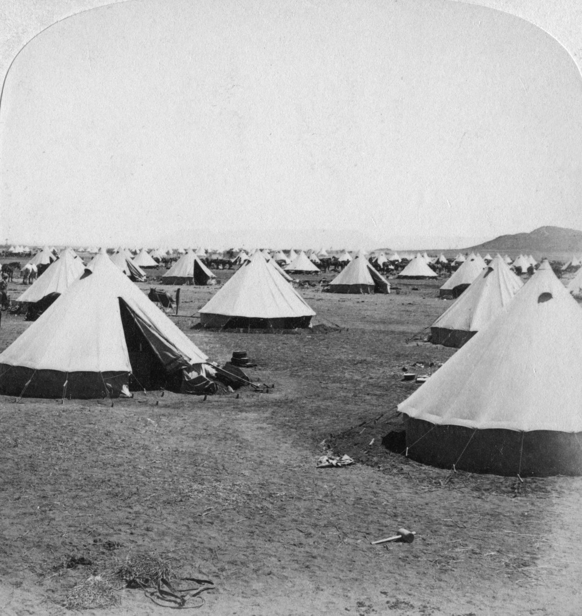 Military camp at De Aar, South Africa, Boer War by Underwood and Underwood