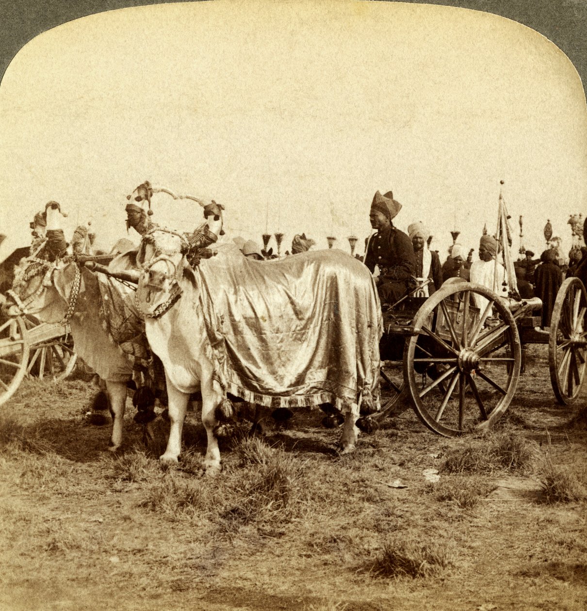 Silver cannon of the Maharaja of Baroda, Delhi, India by Underwood and Underwood