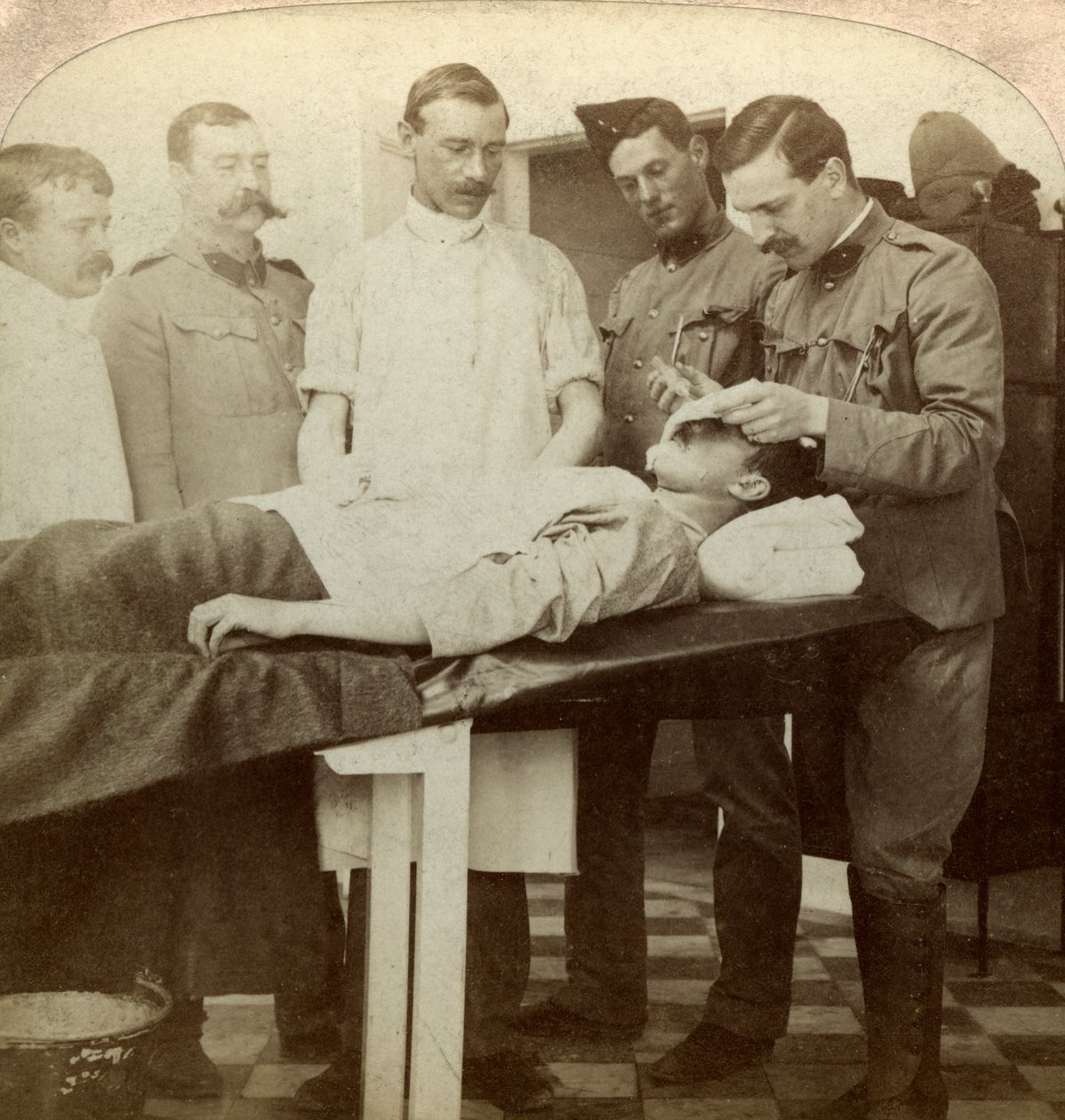 Soldier Who Fell at the Front, Wynberg Hospital, Cape Town, South Africa, Boer War by Underwood and Underwood