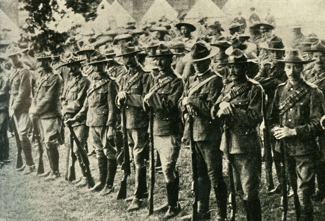 Soldiers from Australia, New Zealand, Canada, and South Africa, 1914-1918 by Underwood and Underwood