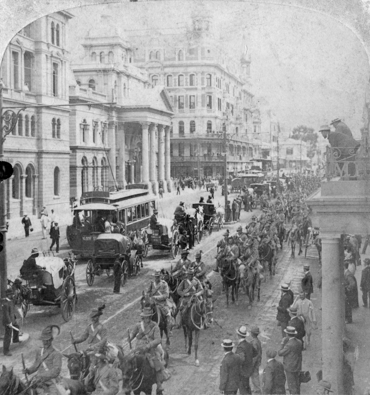 South African Light Horse, Cape Town, South Africa, 2nd Boer War, 1900 by Underwood and Underwood