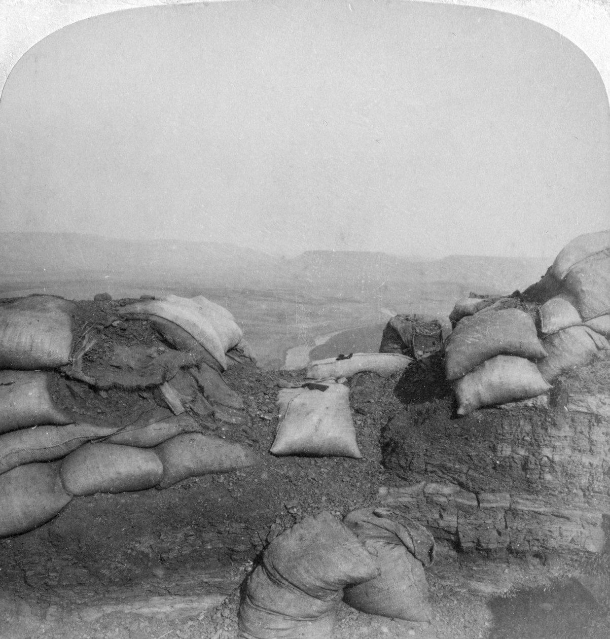 View from Spion Kop, South Africa, 2nd Boer War by Underwood and Underwood