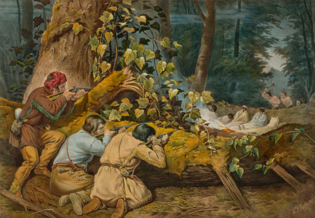 American Frontier Life. "The Hunter