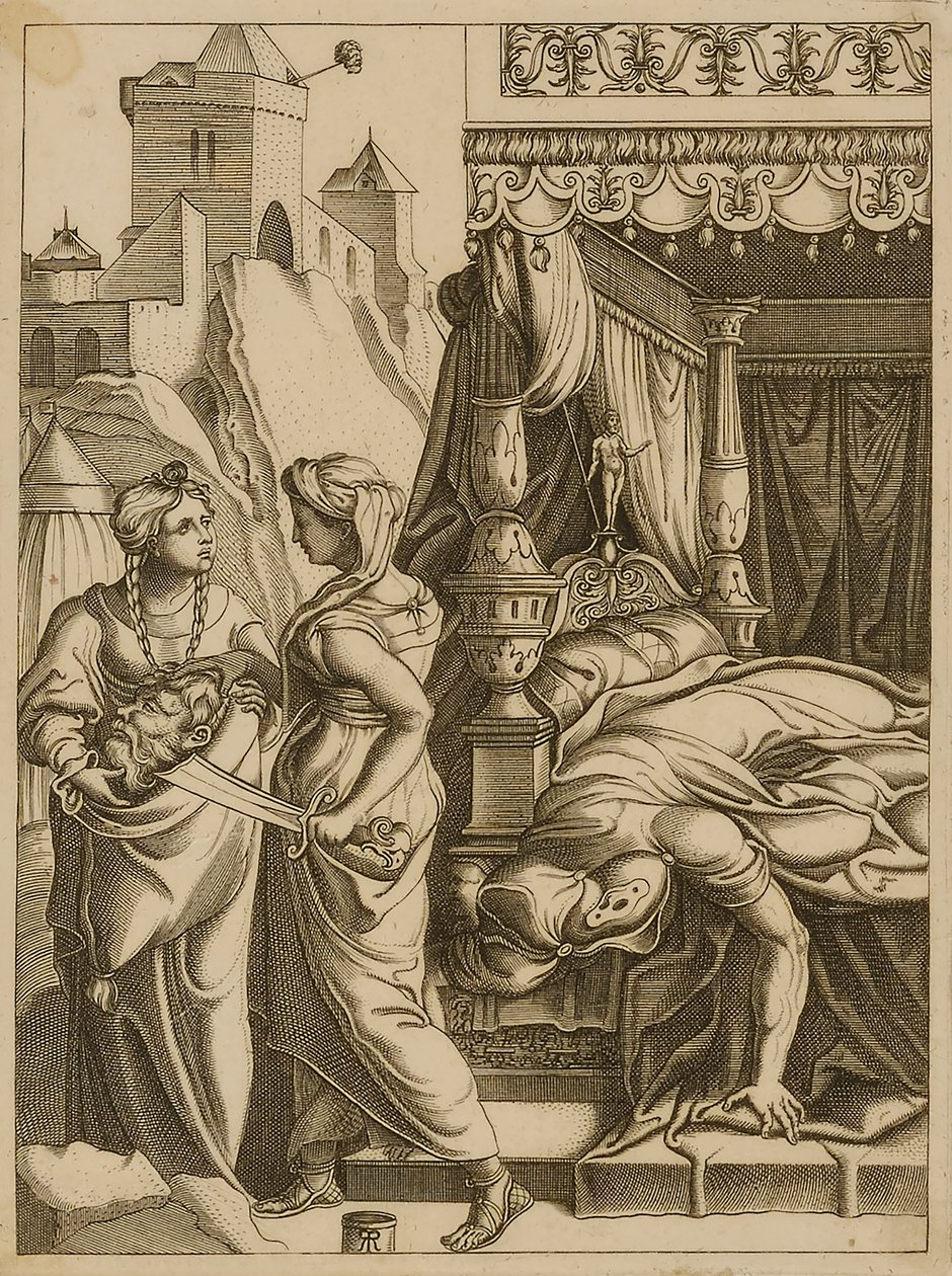 Judith and Maid with Head of Holofernes by Unidentified