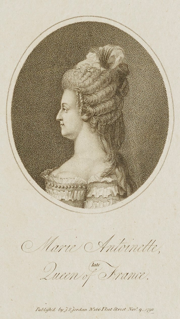 Marie Antoinette, Late Queen of France by Unidentified