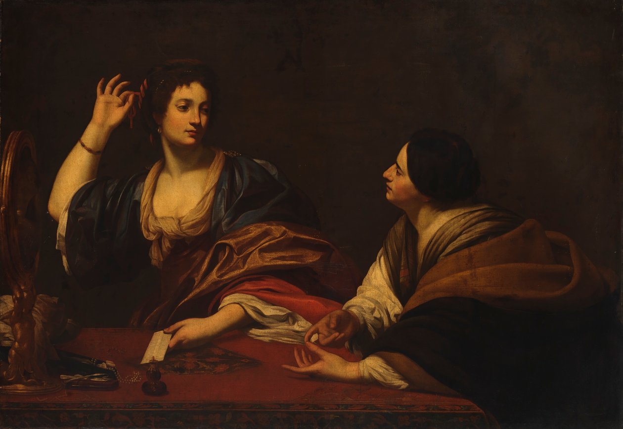 Martha Scolding Her Vain Sister Mary Magdalene by Unidentified