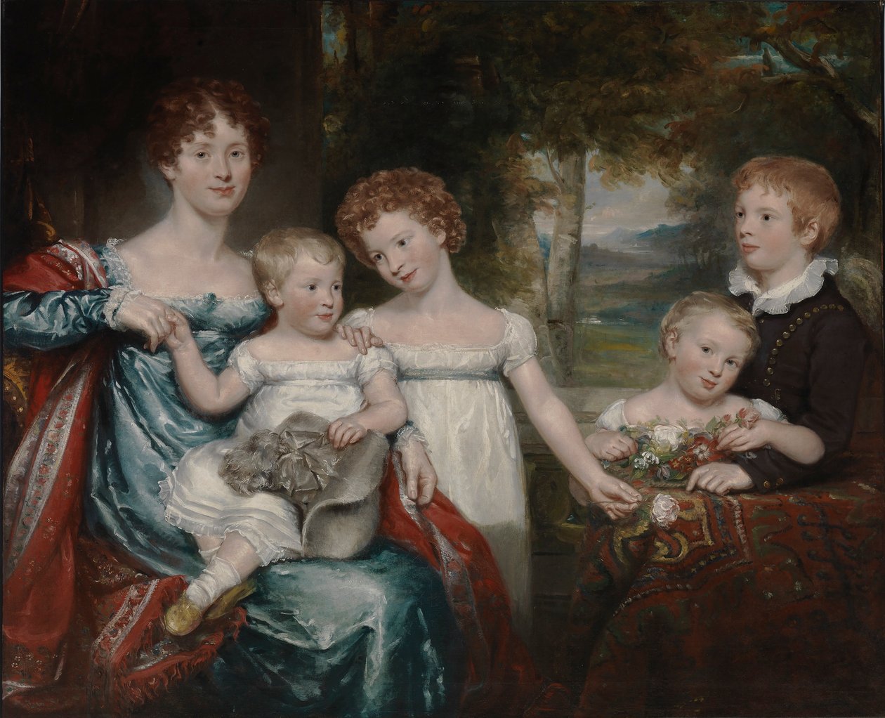 Mrs. Hawkins and Family by Unidentified