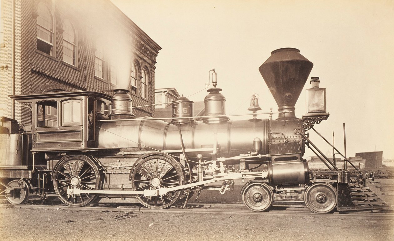 Pennsylvania Railroad Locomotive at Altoona Repair Facility by Unidentified