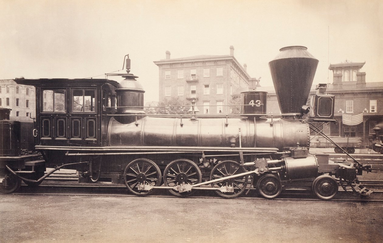 Pennsylvania Railroad Locomotive at the Altoona Repair Facility by Unidentified
