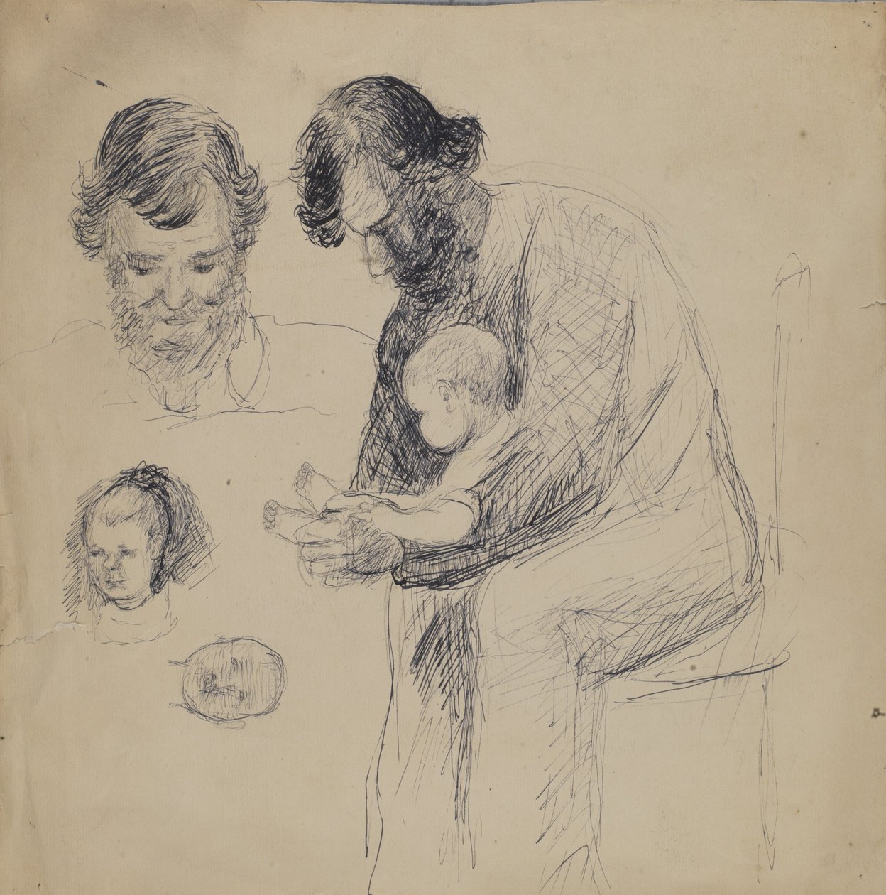 Studies of Man, Child, and Infant by Unidentified