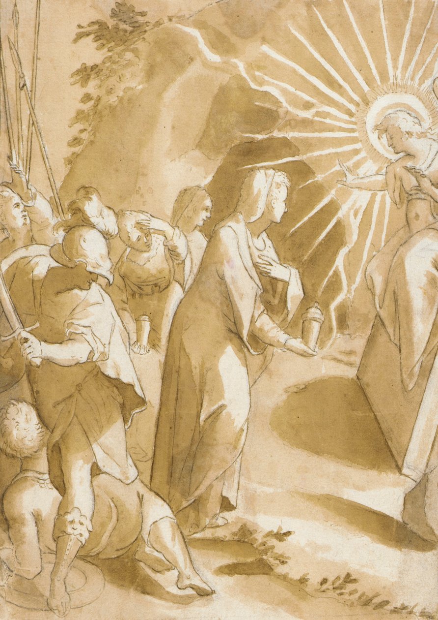 The Three Marys at the Tomb by Unidentified