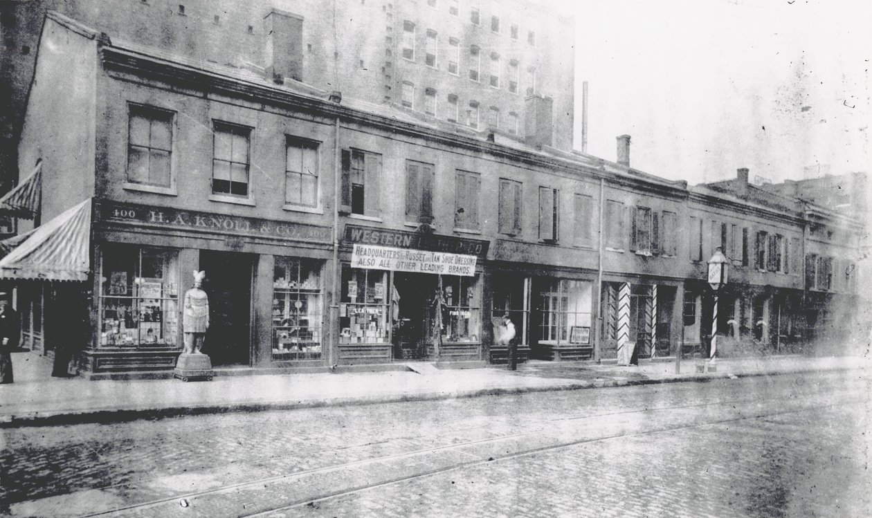 South West Corner of Morgan (Delmar) and Fourth Streets by Unknown
