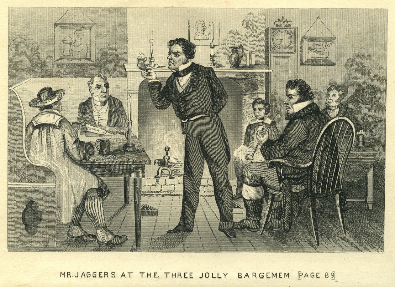 Great Expectations - Mr. Jaggers At The Three Jolly Bargemen, c.1862 by Unbekannt Unbekannt