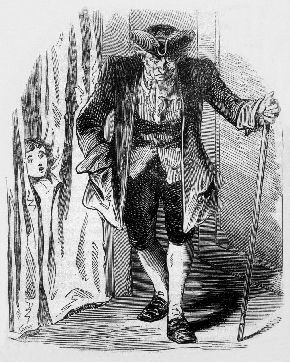 The Sandman, Coppelius, illustration from a short story by E.T.A. Hoffmann from The Night Pieces, 1817 by Unbekannt Unbekannt