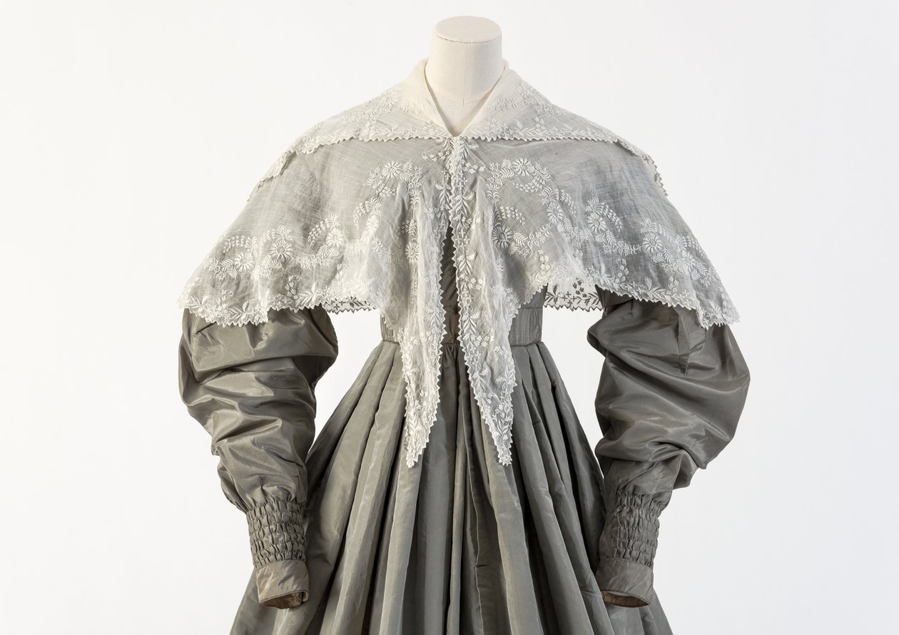 Whitework embroidered collar, 1830s by Unbekannt Unbekannt