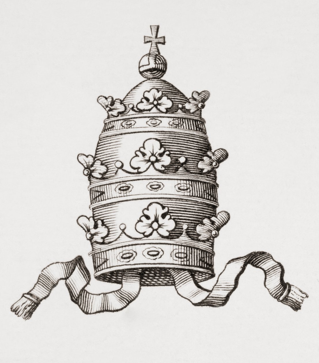 Papal Tiara, or Triregnum by Unbekannt Unbekannt