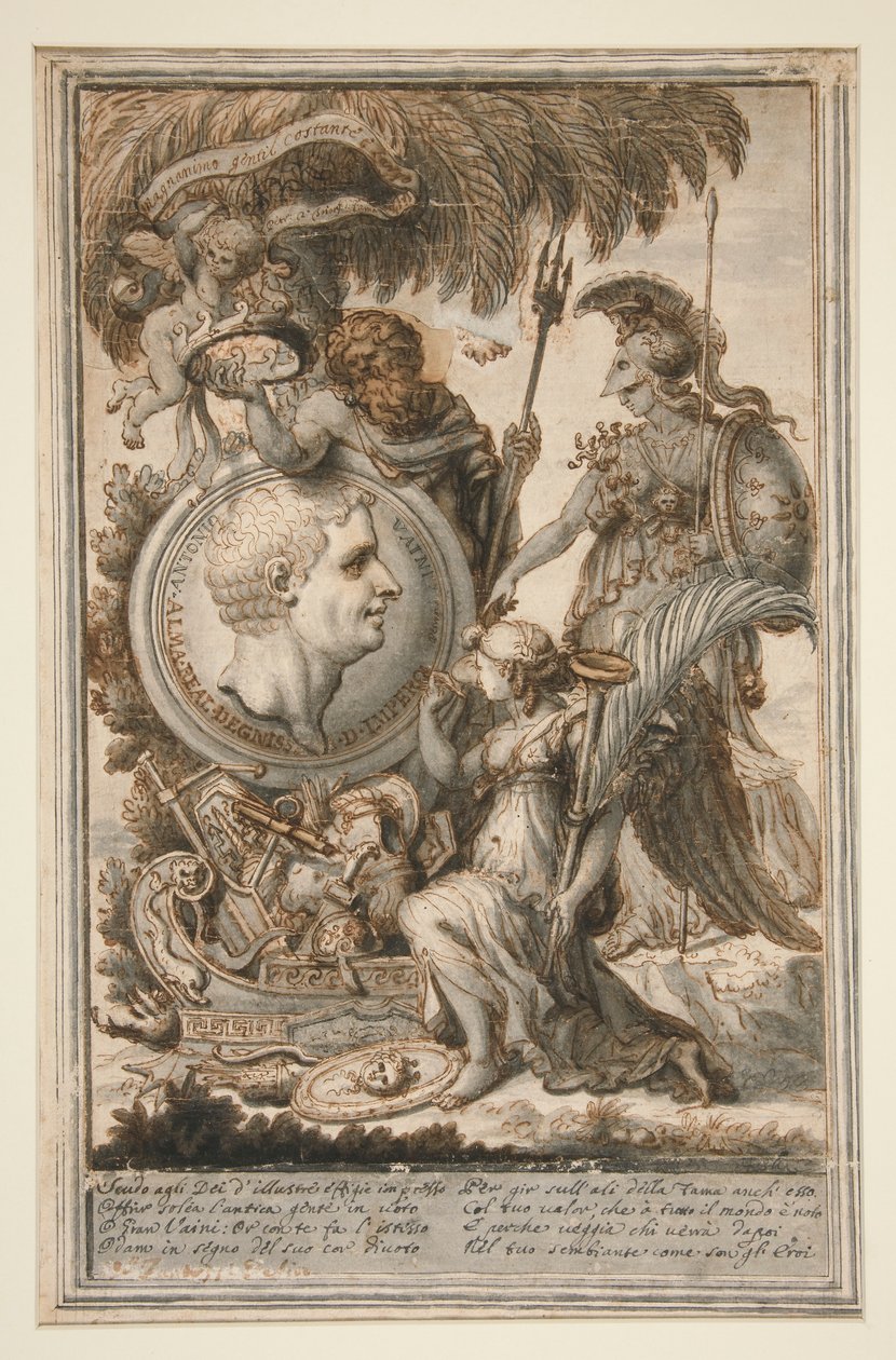 Allegory in Honor of Antonio Vaini by Unknown
