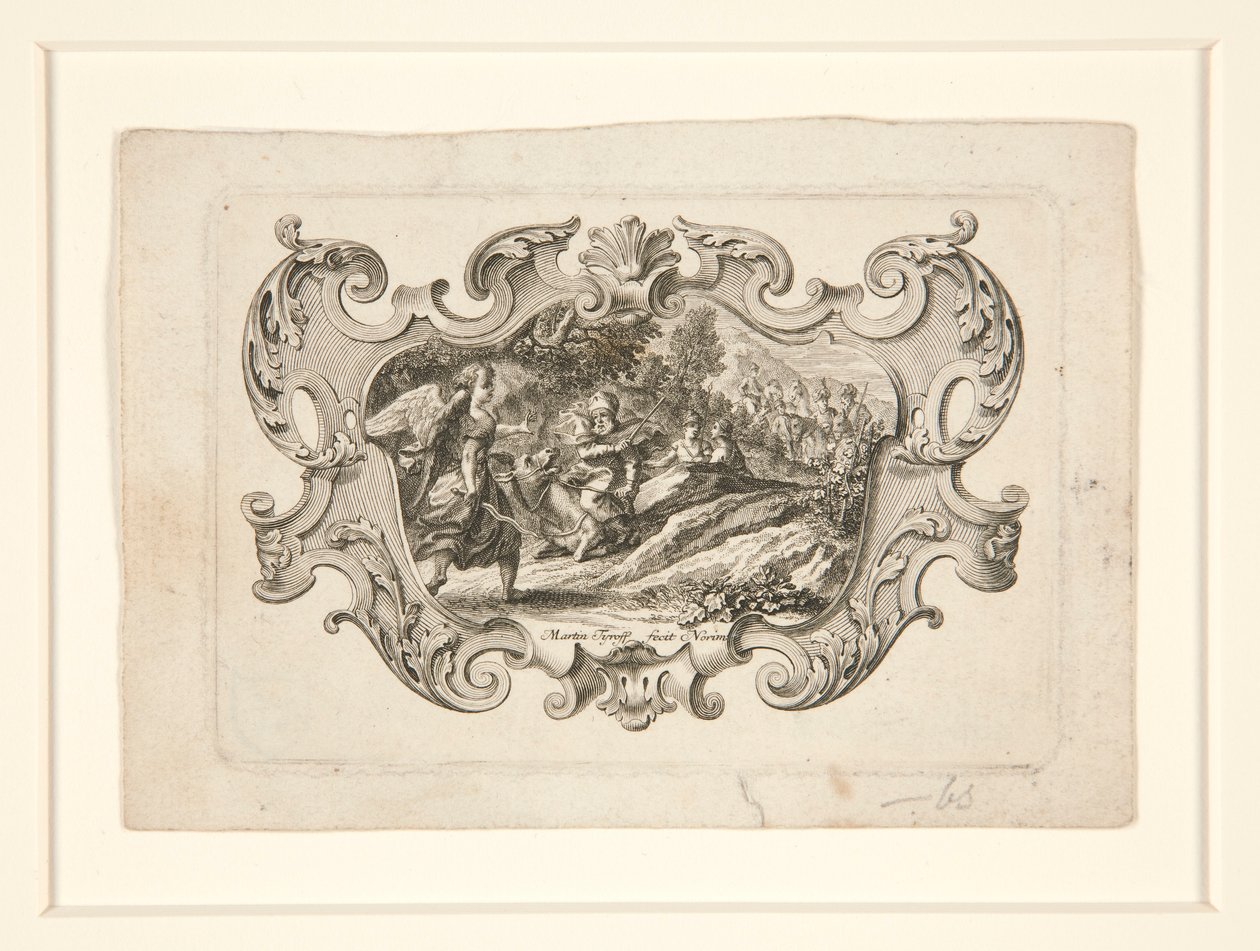 Angel Approaching Man on an Ass (Bible Scene) by Unknown