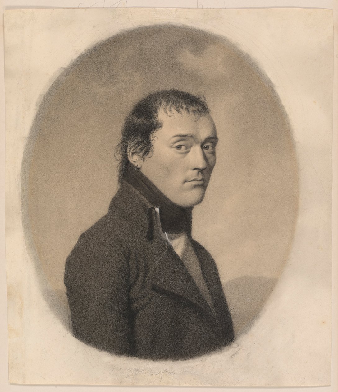 Bust of a Young Man in Profile with an Earring by Unknown