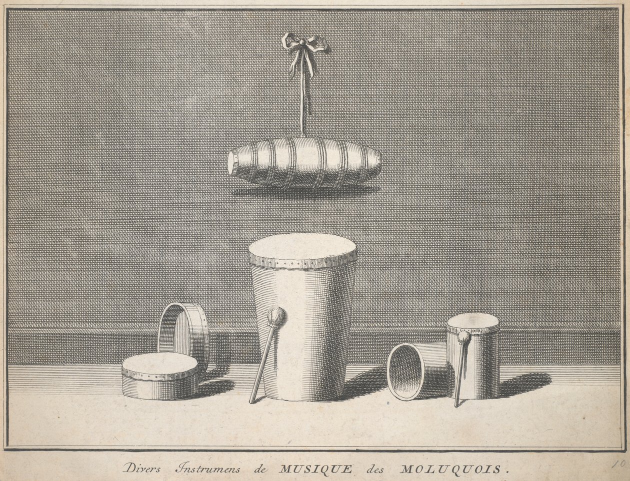 Various Musical Instruments of the Moluccans by Unknown