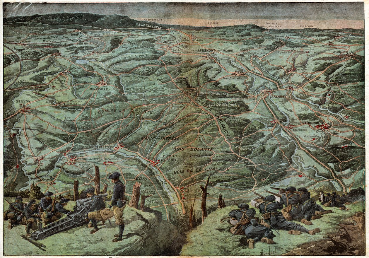 Argonne Battle, 1916 by Unknown