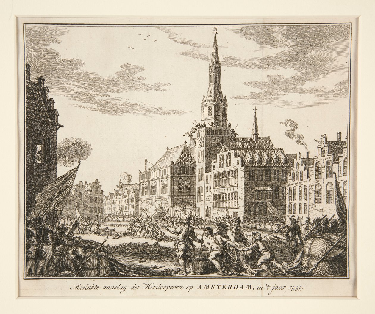 Failed Attack of the Anabaptists on Amsterdam by Unknown
